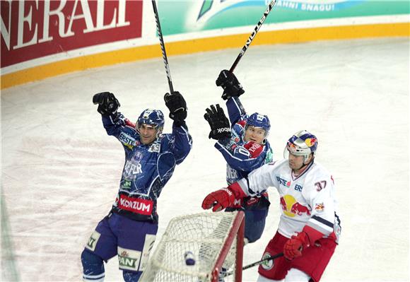 EBEL: Medveščak - Red Bull 6-3                                                                                                                                                                                                                  