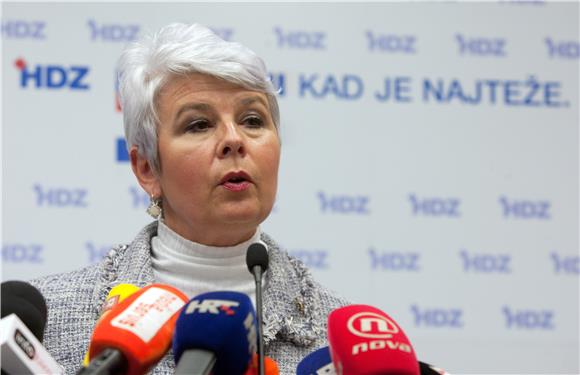 Kosor: Nisam kriva za raspuštanje valpovačkog HDZ-a                                                                                                                                                                                             