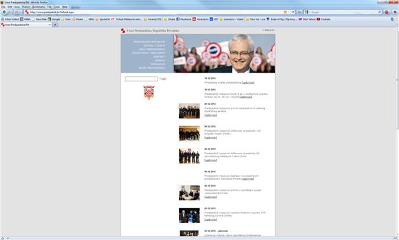 Ured predsjednika Republike potvrdio napad na internetske stranice                                                                                                                                                                              