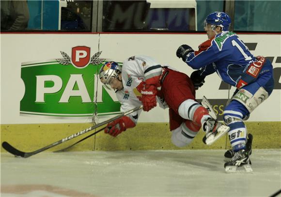 EBEL: Medveščak - Red Bull 5-3                                                                                                                                                                                                                  