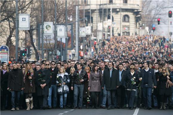 Beograd: obilježavanje Đinđićeve smrti                                                                                                                                                                                                          