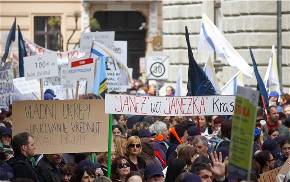 Štrajk javnog sektora u Sloveniji                                                                                                                                                                                                               