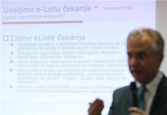 Predstavljen Projekt smanjenja lista čekanja u bolničkim zdravstvenim ustanovama                                                                                                                                                                