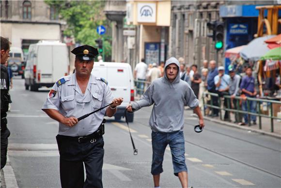 Sukob navijača Željezničara i Maribora u Sarajevu                                                                                                                                                                                               