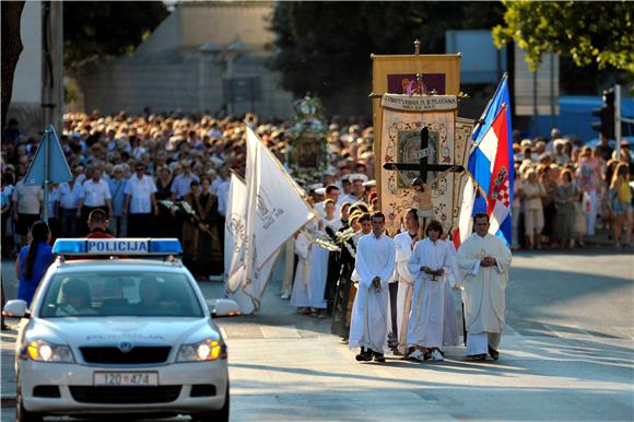 Proslava Velike Gospe u pojišanskom svetištu u Splitu                                                                                                                                                                                           