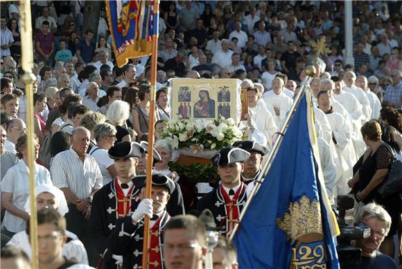 Proslava blagdana Vele Gospe u trsatskom svetištu                                                                                                                                                                                               