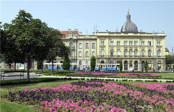 Starčevićev trg u Zagrebu.                                                                                                                                                                                                                      