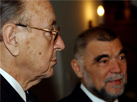 Stjepan Mesić i Hans Dietrich Genscher                                                                                                                                                                                                          