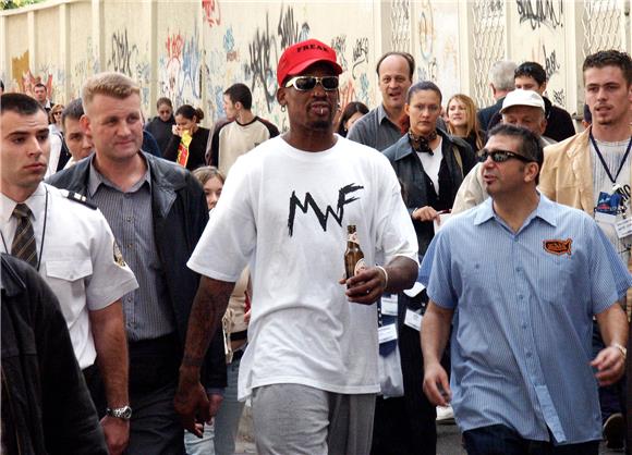 Bivša NBA zvijezda Dennis Rodman u Zagrebu                                                                                                                                                                                                      