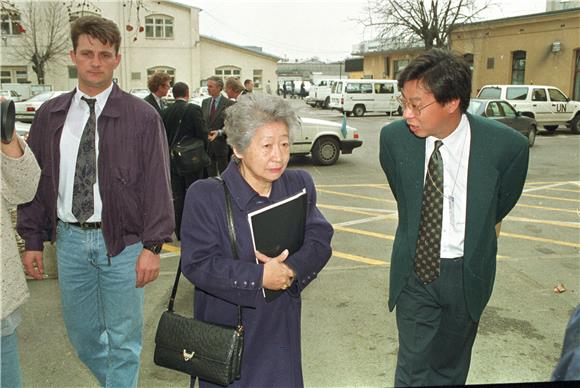 Sadako Ogata u posjetu Zagrebu                                                                                                                                                                                                                  