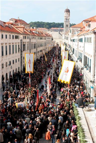 Proslava blagdana Svetog Vlaha u Dubrovniku                                                                                                                                                                                                     