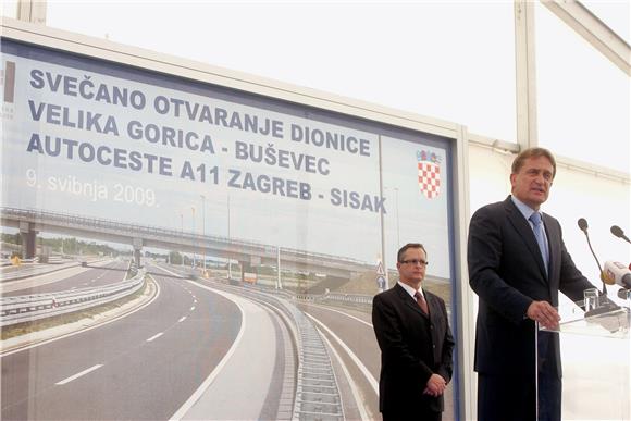 U prometu dionica autoceste Zagreb-Sisak između Velike Gorice i Buševca                                                                                                                                                                         