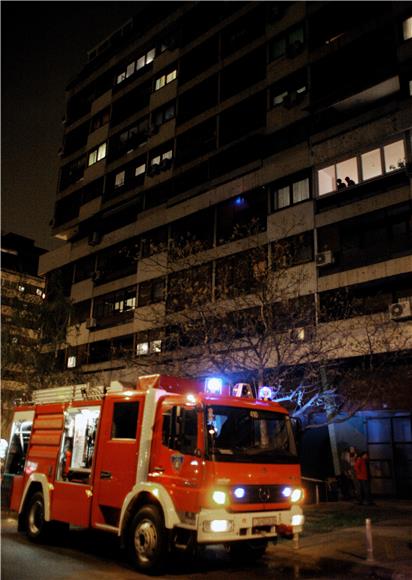 Požar u zagrebačkom naselju Središće                                                                                                                                                                                                            