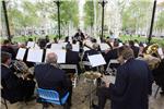 Koncert HKUD-a Željezničar i Puhačkog orkestra KTK Krakow na Zrinjevcu                                                                                                                                                                          