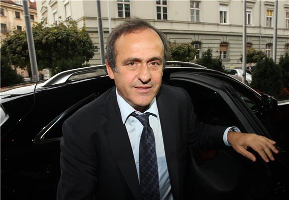 Predsjednik UEFA-e Michel Platini održao tiskovnu konferenciju                                                                                                                                                                                  