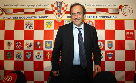 Predsjednik UEFA-e Michel Platini održao tiskovnu konferenciju                                                                                                                                                                                  