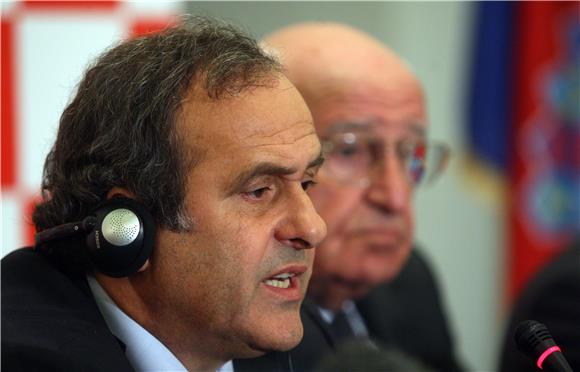 Predsjednik UEFA-e Michel Platini održao tiskovnu konferenciju                                                                                                                                                                                  