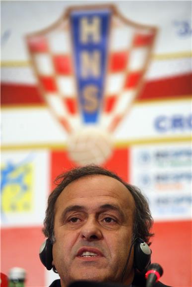 Predsjednik UEFA-e Michel Platini održao tiskovnu konferenciju                                                                                                                                                                                  