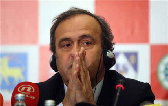 Predsjednik UEFA-e Michel Platini održao tiskovnu konferenciju                                                                                                                                                                                  