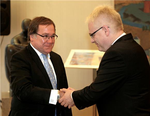 Ivo Josipović primio je ministra vanjskih poslova Novog Zelanda Murray McCully                                                                                                                                                                  