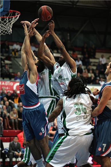 Euroliga: Cibona - Montepaschi Siena                                                                                                                                                                                                            