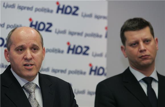 Konferencija za novinare HDZ-a                                                                                                                                                                                                                  