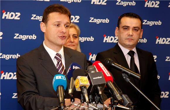 Tiskovna konferencija zagrebačkog HDZ-a                                                                                                                                                                                                         