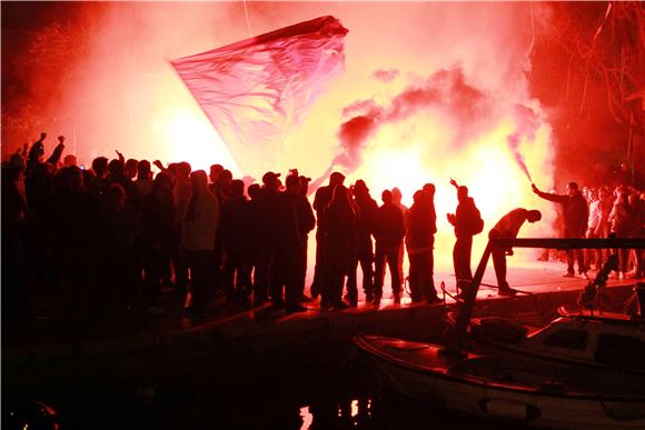 Vatromet i baklje povodom 100 godina Hajduka                                                                                                                                                                                                    