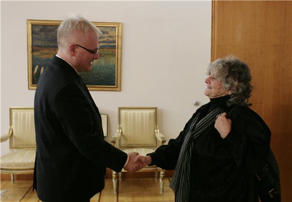 Predsjednik Republike primio je Adu E. Yonath, dobitnicu Nobelove nagrade za kemiju 2009                                                                                                                                                        