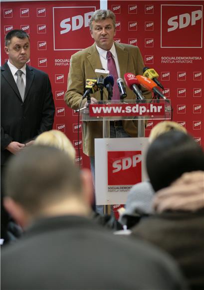 Konferencija za novinare SDP-a                                                                                                                                                                                                                  