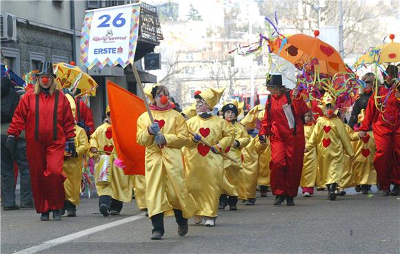 Rijeka: 15. dječja karnevalska povorka                                                                                                                                                                                                          