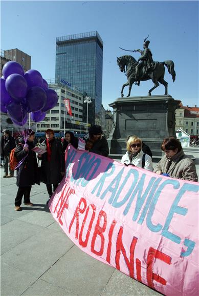 Uzelcu predani zahtjevi za bolja radna prava žena                                                                                                                                                                                               