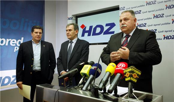 Tiskovna konferencija HDZ-a                                                                                                                                                                                                                     