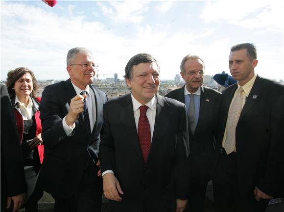 Barroso prošetao zagrebačkim ulicama                                                                                                                                                                                                            