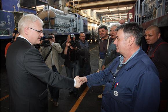 Predsjednik Josipović u TŽV Gredelju                                                                                                                                                                                                            