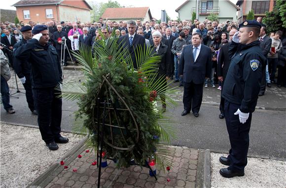 20. obljetnica ubojstva 12 pripadnika vinkovačke Specijalne jedinice u Borovu                                                                                                                                                                   