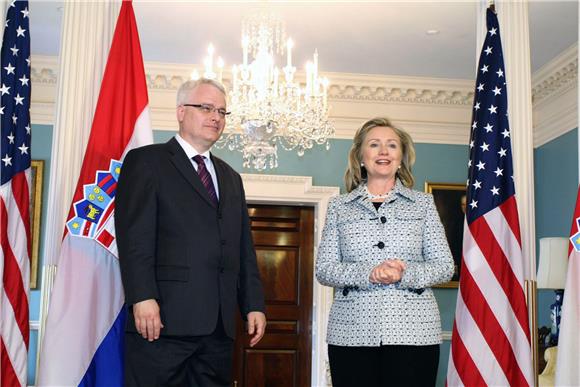 Clinton: SAD podupire težnje i ulogu Hrvatske                                                                                                                                                                                                   