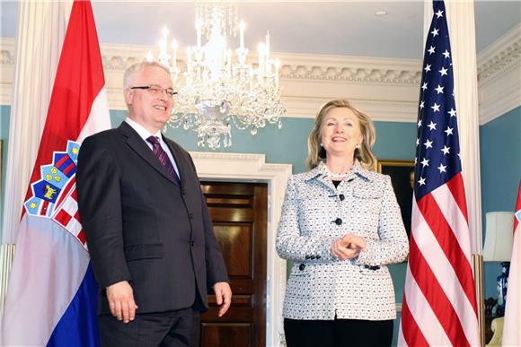 Clinton: SAD podupire težnje i ulogu Hrvatske                                                                                                                                                                                                   