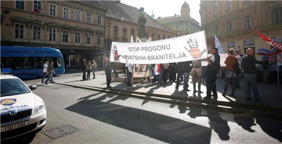 Prosvjed zbog Brammertzova posjeta Zagrebu                                                                                                                                                                                                      