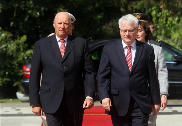 Josipović primio norveškog kralja Haralda V                                                                                                                                                                                                     