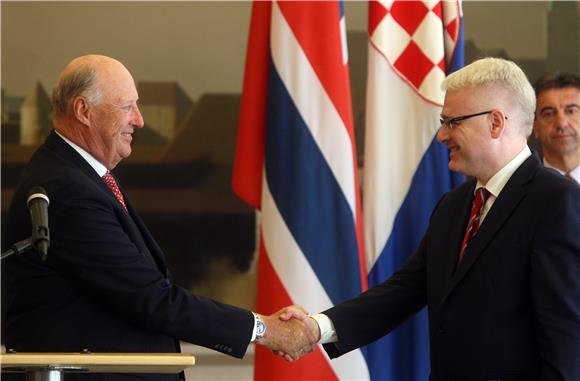 Josipović primio norveškog kralja Haralda V                                                                                                                                                                                                     