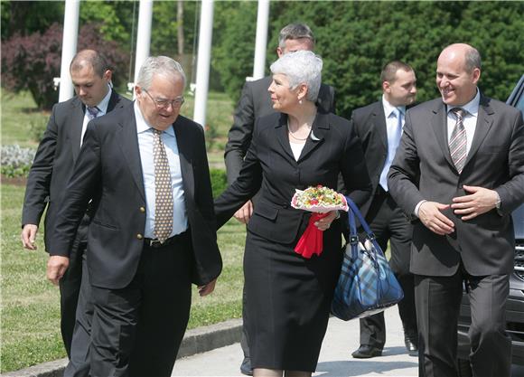 Premijerka Kosor posjetila tvornicu Gavrilović                                                                                                                                                                                                  