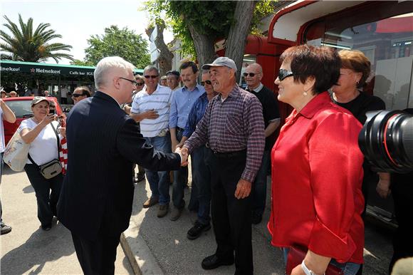 Predsjednik Josipović posjetio Pašman                                                                                                                                                                                                           