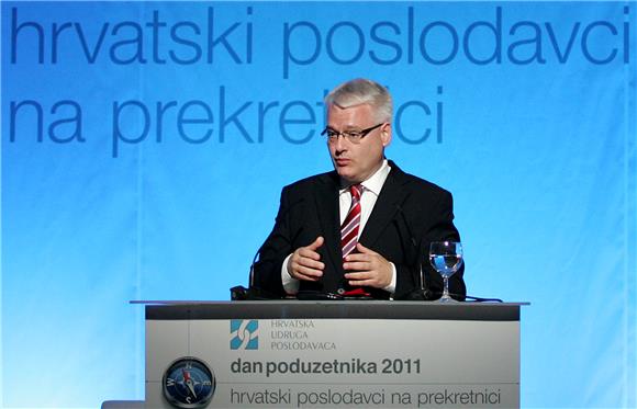 Predsjednik Josipović na obilježavanju Dana poduzetnika 2011.                                                                                                                                                                                   