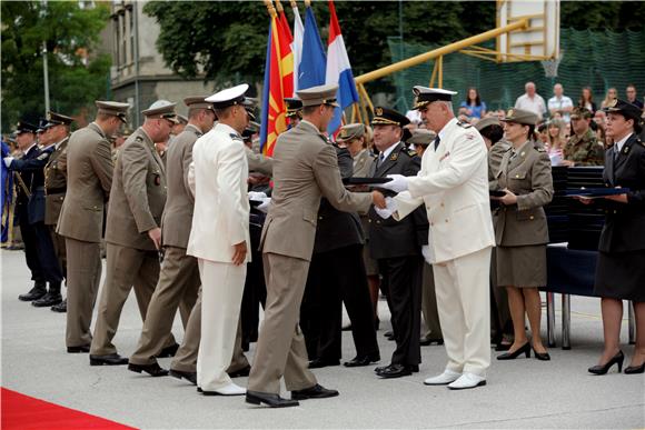 Završetak školovanja polaznika vojnih izobrazbi za potrebe Oružanih snaga Republike Hrvatske                                                                                                                                                    