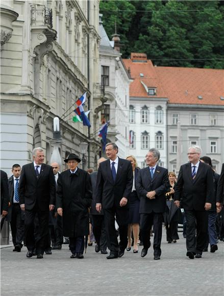 Josipović u Ljubljani na 20. obljetnici samostalnosti                                                                                                                                                                                           