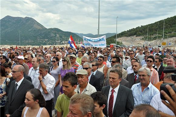 Premijerka Kosor otvorila dionicu Ravča-Vrgorac autoceste A1                                                                                                                                                                                    