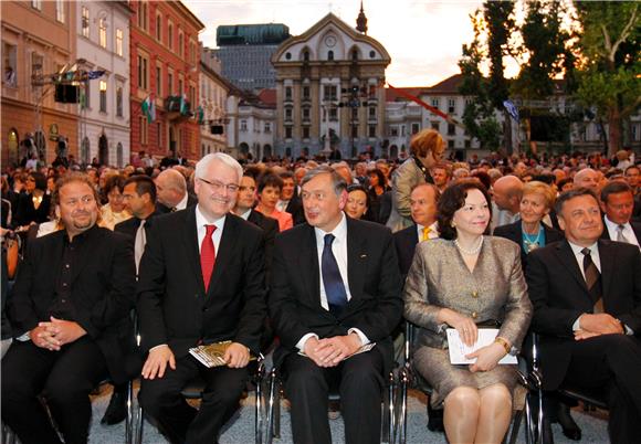 Ljubljana: Josipović i Tuerk na koncertu Mahlerove simfonije                                                                                                                                                                                    