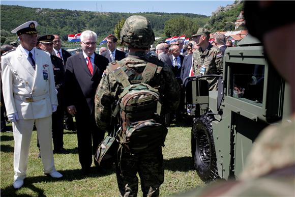 Državni vrh u Kninu- danas slavimo pobjedu                                                                                                                                                                                                      