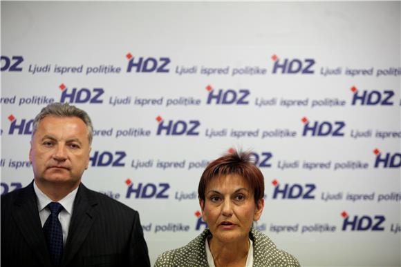 Konferencija za novinare HDZ-a                                                                                                                                                                                                                  